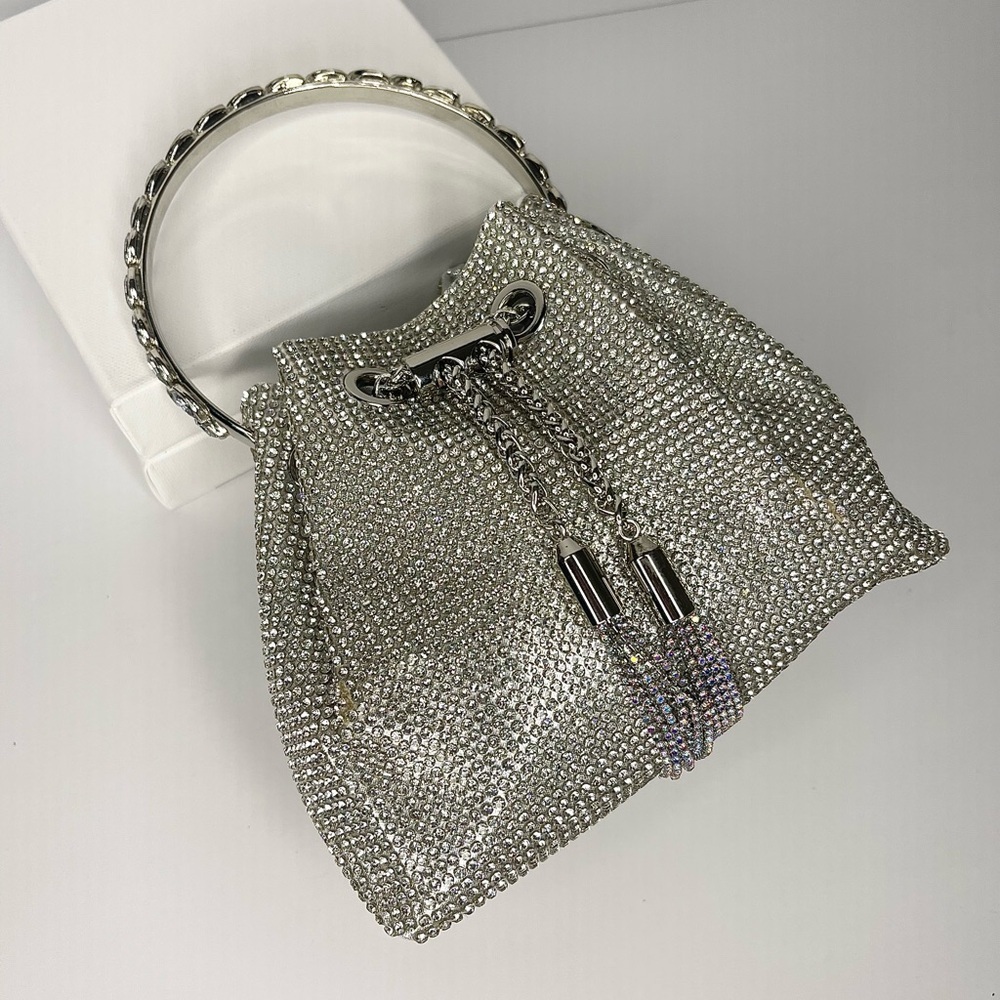 Elegant Drawstring Evening Bag - Picture 2 of 5